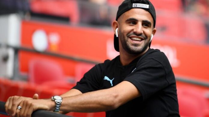 Riyad Mahrez, joueur algérien