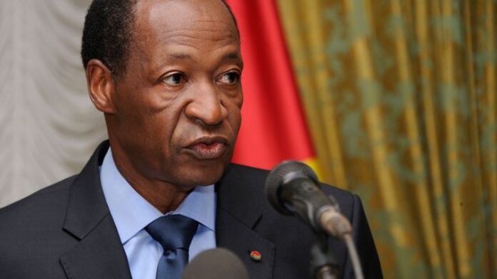 L'ex-Président du Faso, Blaise Compaoré