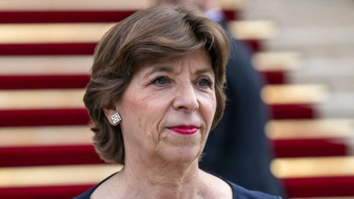 La ministre française des Affaires étrangères, Catherine Colonna