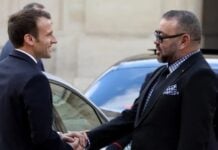 Le Président Emmanuel Macron et le roi Mohammed VI