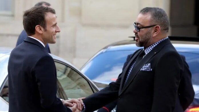 Le Président Emmanuel Macron et le roi Mohammed VI