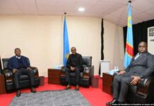 Les chefs d''Etat angolais, rwandais et congolais ok
