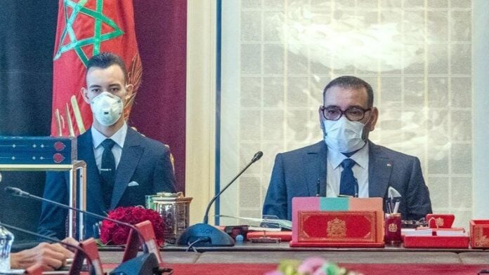 Le roi Mohammed VI et le prince Moulay El Hassan