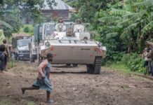 Un convoi de la MONUSCO