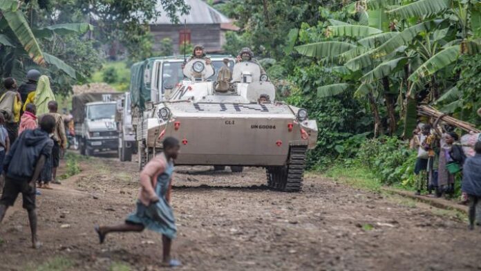 Un convoi de la MONUSCO