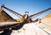 Usine de phosphates