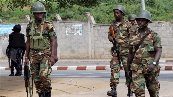 Des soldats togolais