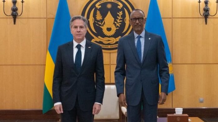 Antony Blinken et Paul Kagame