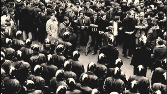 MUSTAPHA SAHA EN MAI 68. MANIFESTATION DE LA HALLE AUX VINS DU 14 MAI 1968