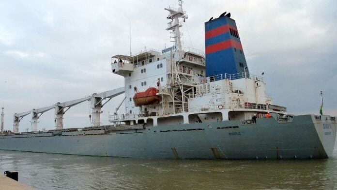 Le bateau Razoni, Sierra Leone