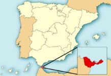carte de Ceuta et Melilla