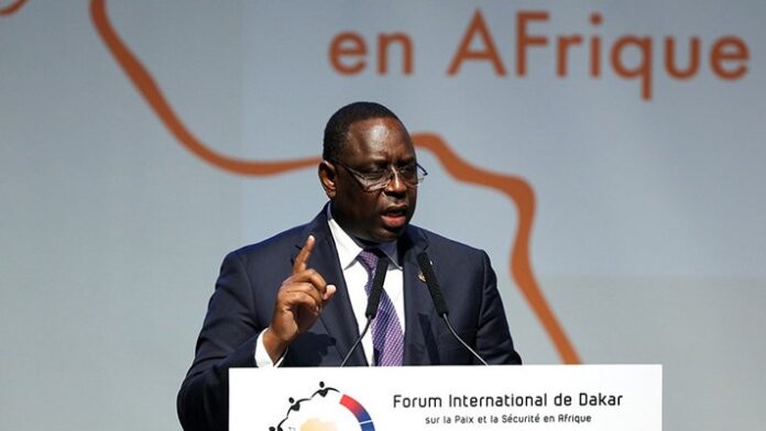 Macky Sall, lors d'un Forum sur la Paix et la Sécurité