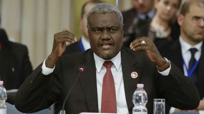Le président de la Commission de l'UA, Moussa-Faki-Mahamat