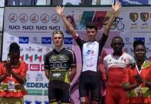 Cameroun : Taillandier Axel vainqueur du Grand Prix Cycliste International Chantal Biya Taillandier Axel de la Team France Défense