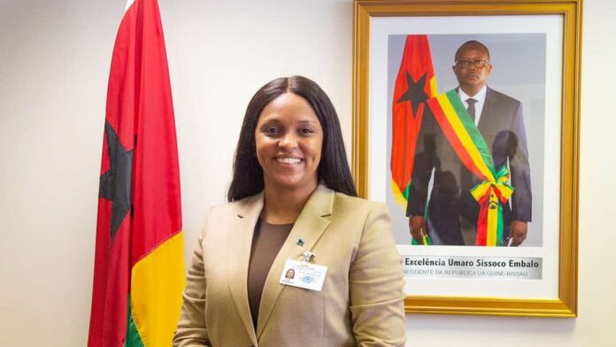 La ministre bissau-guinéenne des Affaires étrangères, Suzi Carla Barbosa