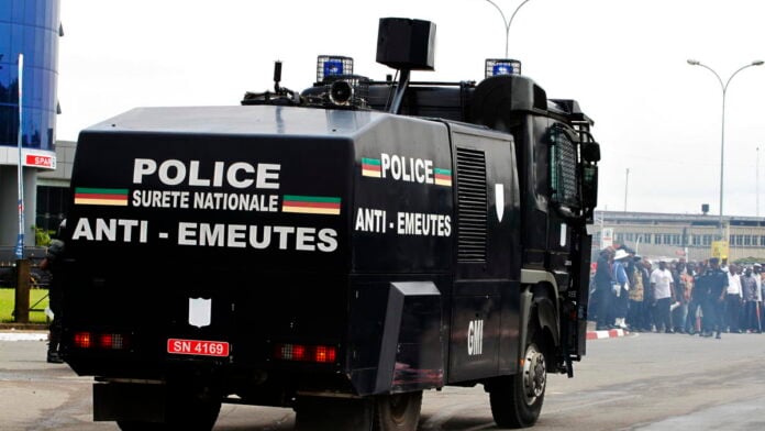 Camion de la police Cameroun