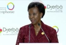 La ,Secrétaire de l'OIF, Louise Mushikiwabo