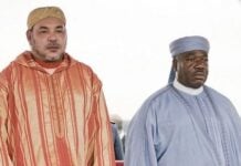 Mohammed VI et Ali Bongo