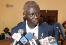 Amadou Mame Diop, président du Parlement sénégalais