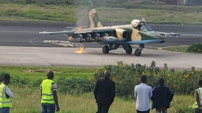 L'avion militaire congolais visé par un tir