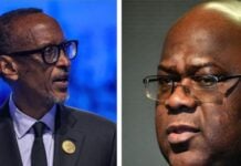 Paul Kagame et Félix Tshisekedi
