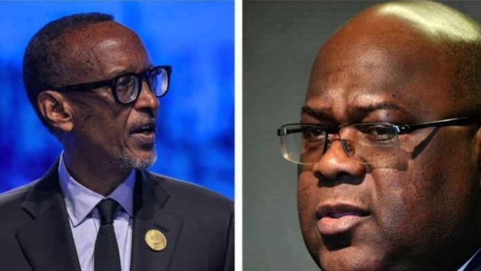 Paul Kagame et Félix Tshisekedi