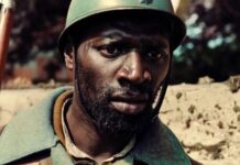 Omar Sy dans le film Tirailleurs