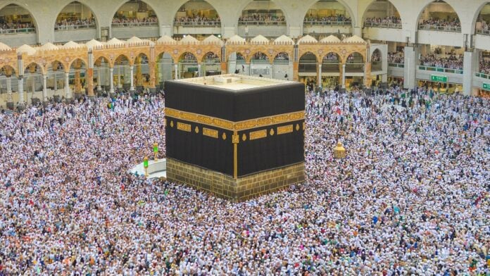 La Kaaba pendant le Hajj