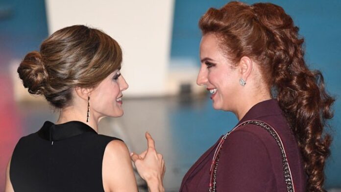 Dona Letizia et Lalla Salma