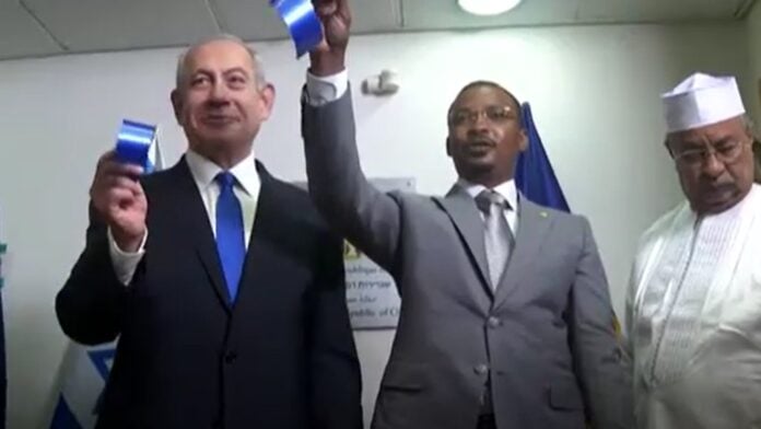 benjamin Netanyahou et Mahamat Idriss Deby