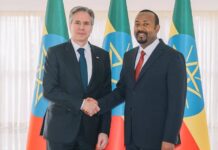 Anthony Blinken et Abiy Ahmed