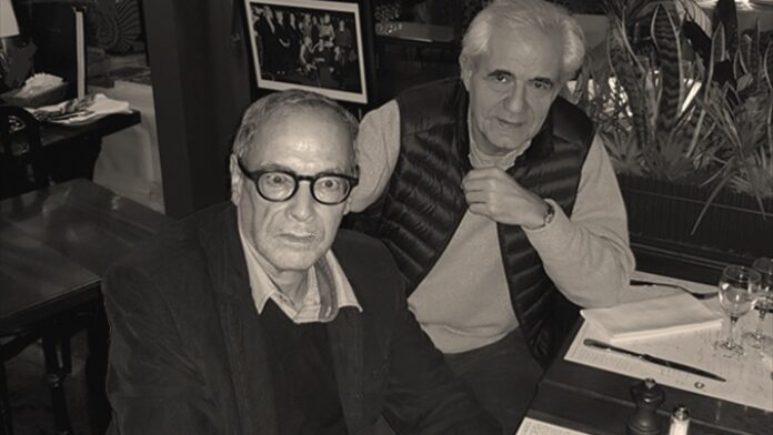 Mustapha Saha et Serge Zafrani fils unique de Célia et Haïm Zafrani. NB 01