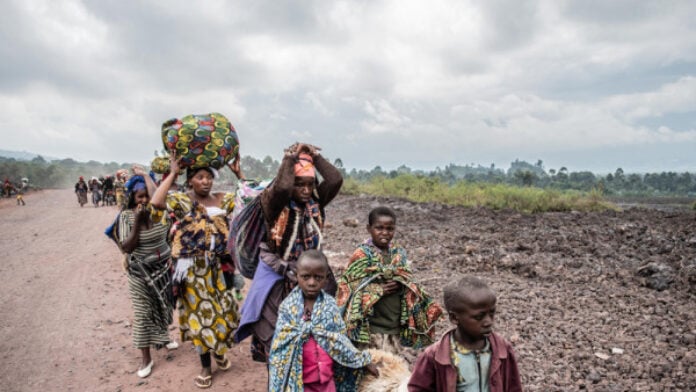 Des déplacés en RDC