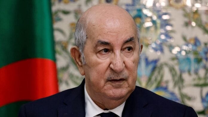 Le Président algérien, Abdelmadjid Tebboune