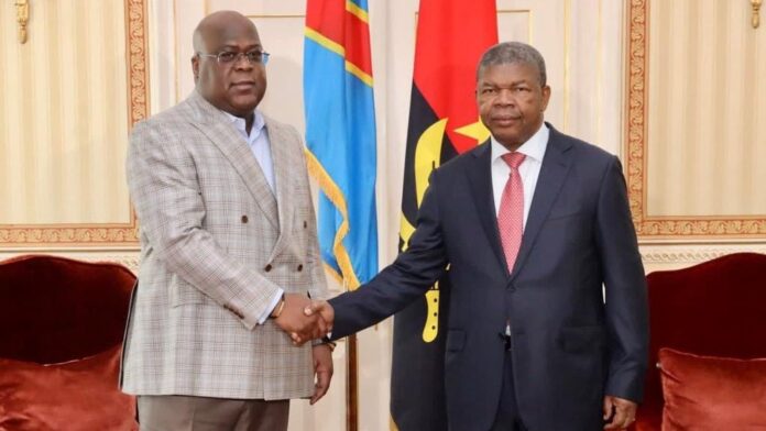 Félix Tshisekedi et Joao Lourenço