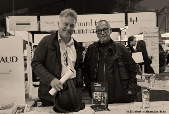 Festival du livre de Paris 2023. Mustapha Saha et Fouad Laroui. NB 02