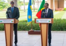 Paul Kagame et Patrice Talon