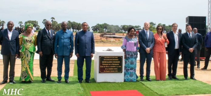 Photo de l'inauguration à Pointe Noire