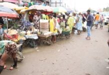 Un marché au Cameroun