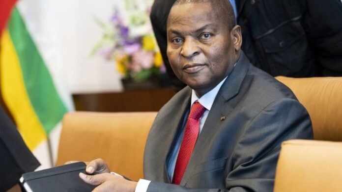 Le Président de la Centrafrique, Faustin-Archange Touadera