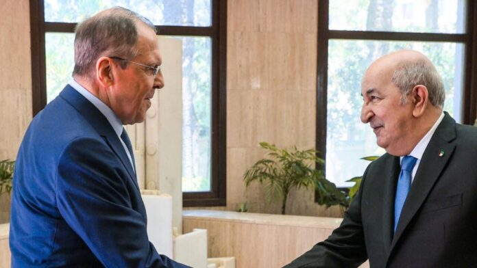 Sergueï Lavrov et Abdelmadjid Tebboune