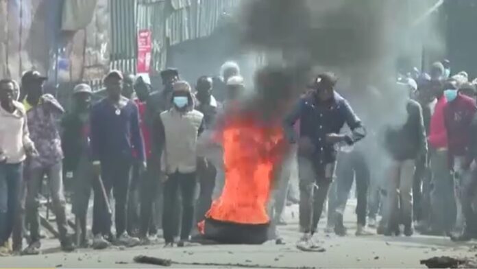 Manifestations au Kenya