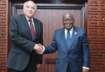 Ahmed Attaf et Nana Akufo-Addo