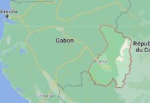 carte du Gabon et du haut Ogooué