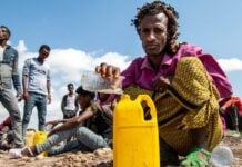 Des migrants éthiopiens