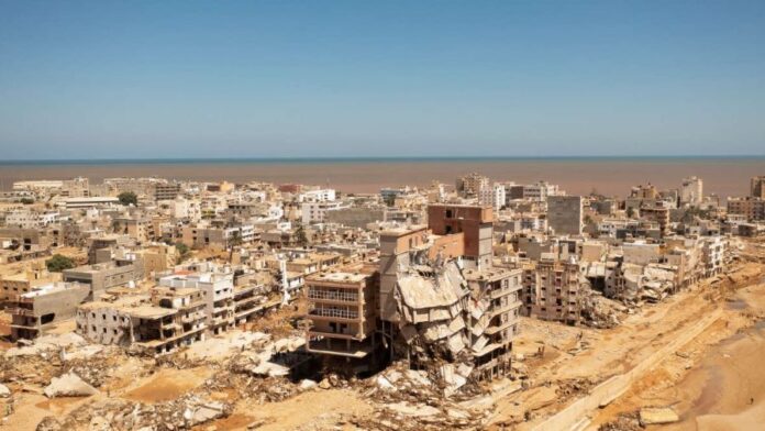 Vue de la ville de Derna, en Libye