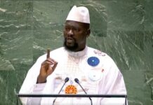 Mamady Doumbouya à la Tribune de l'ONU