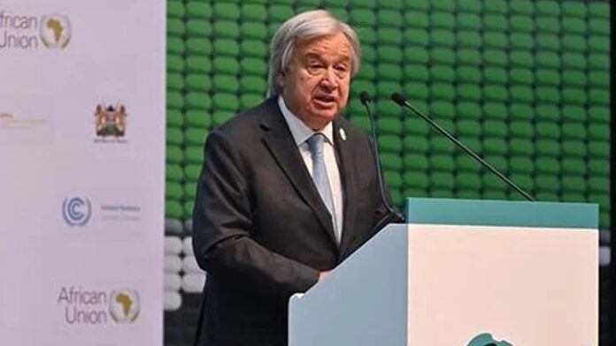 Le Secrétaire général de l'ONU, Antonio Guterres