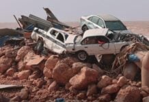 Dégâts causés par la tempête Daniel en Libye