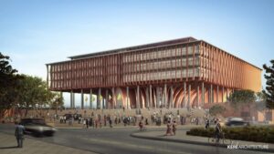 Maquette du nouveau siège de l'assemblée nationale du Bénin